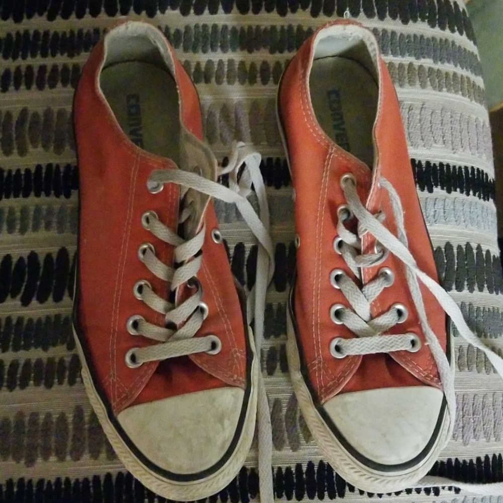 Orange converse